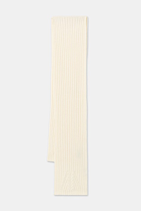 Вълнен шал United Colors of Benetton в сиво с изчистен дизайн 1244DU01G