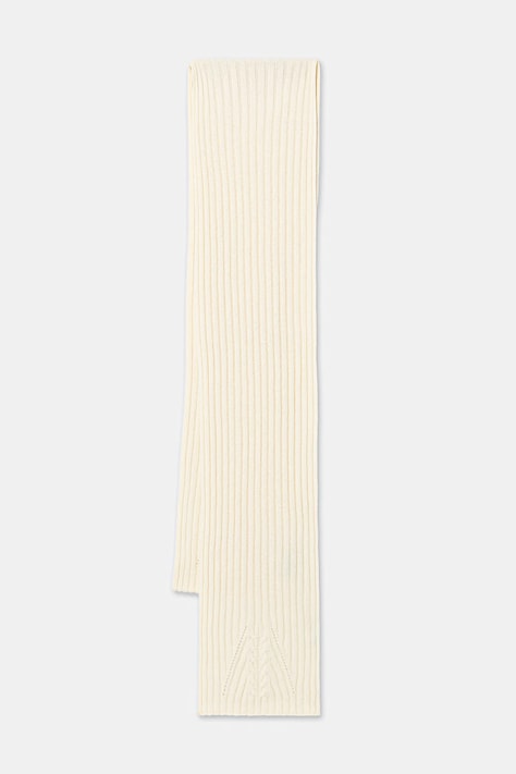 Вълнен шал United Colors of Benetton в сиво с изчистен дизайн 1244DU01G