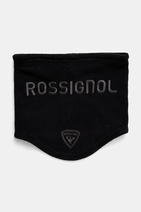 Rossignol fular impletit culoarea negru, cu imprimeu, RLNMH10