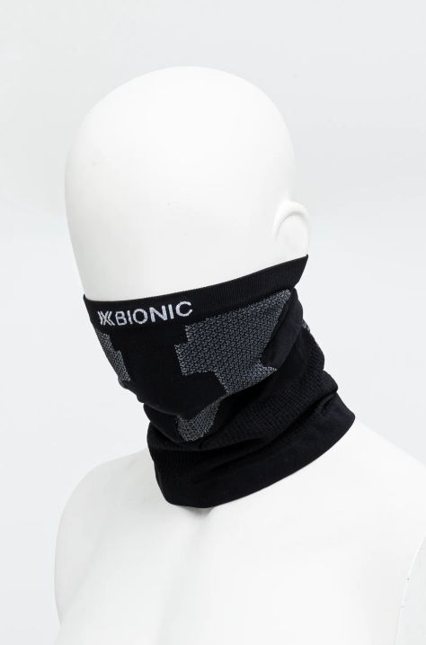 Šál komín X-Bionic čierna farba, vzorovaný, YA01W24U