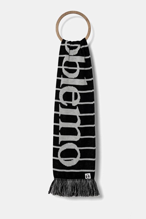 No Problemo szalik No Problemo Striped Scarf kolor czarny wzorzysty NP90103.02