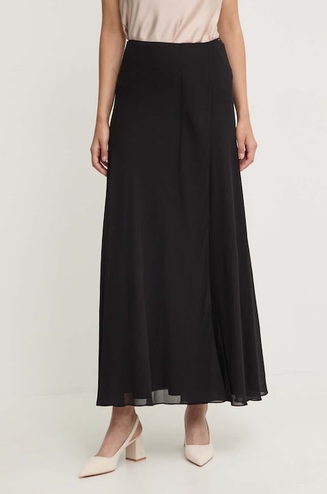 Спідниця Calvin Klein колір чорний maxi розкльошена K20K207166