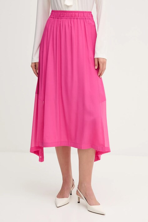 Φούστα Dkny χρώμα: μαύρο, P4DN8X10