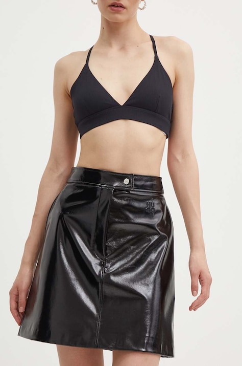 HUGO fusta culoarea negru, mini, evazati, 50517633