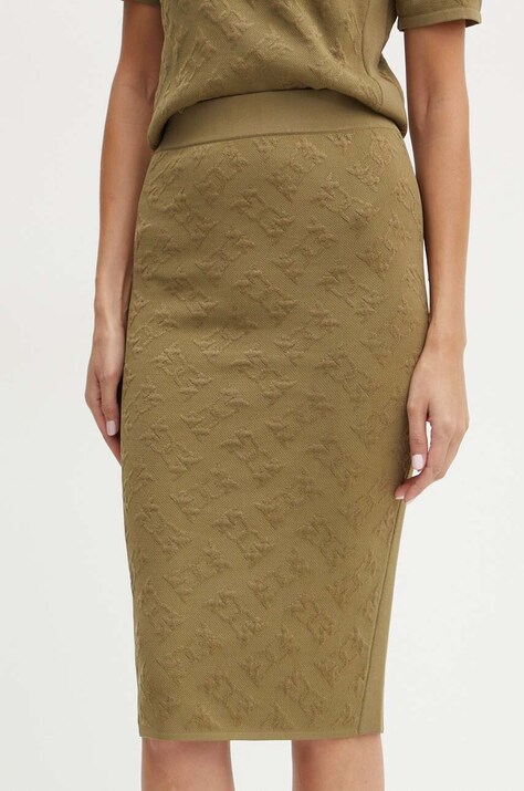 Юбка Pinko цвет зелёный midi карандаш 103973 A21T