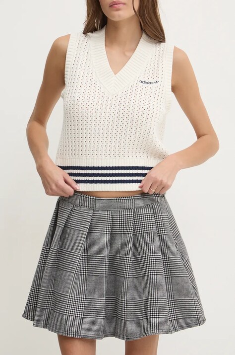 Vans szoknya fekete, mini, harang alakú, VN000HWGBLK1