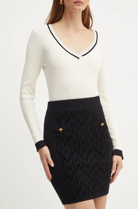 Marciano Guess fusta HERMIONE culoarea negru, mini, creion, 4BGD01 5661Z