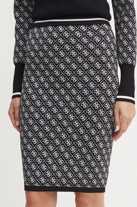 Юбка Guess LISE цвет чёрный mini карандаш W4BD53 Z37K0