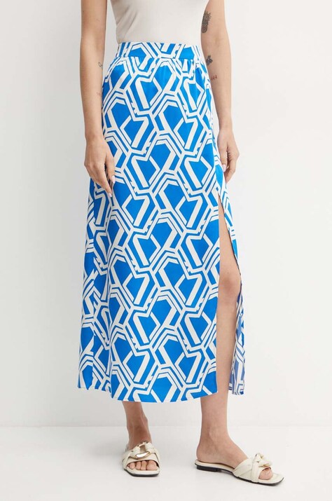 Morgan fusta JBLUE midi, drept, JBLUE