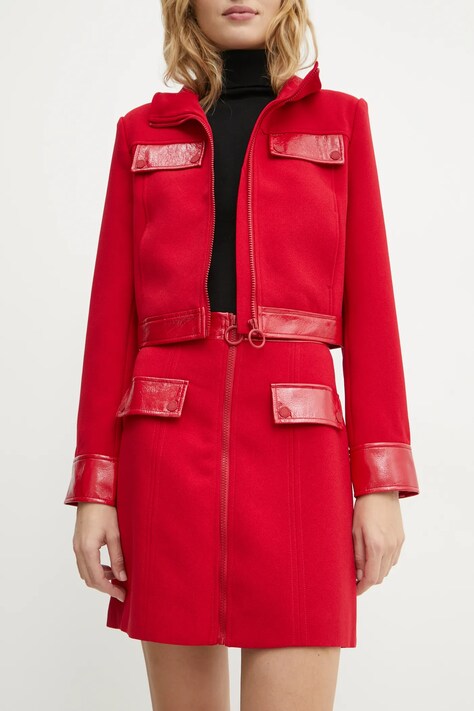 Пола Morgan JKAMI в червено къса със стандартна кройка JKAMI