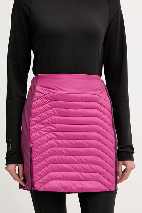 Dynafit spódnica sportowa Speed Insulation kolor różowy mini ołówkowa 08.0000071792