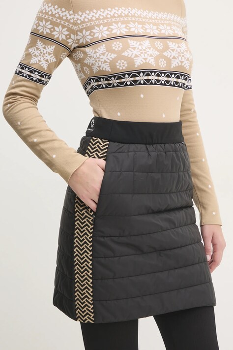 Newland spódnica sportowa Lilla kolor czarny mini prosta N46593.145