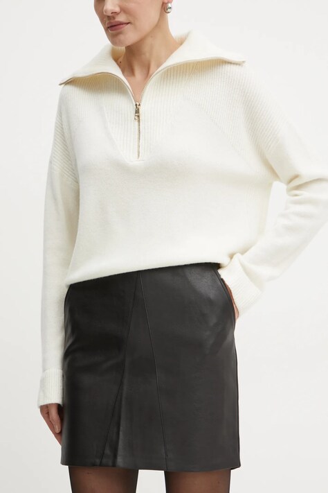 Sukně Bardot ALEXIS černá barva, mini, 58614SB1