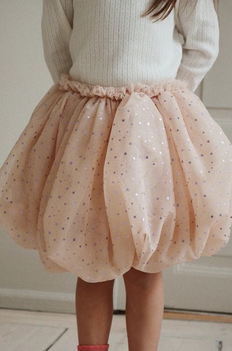 Παιδική φούστα Konges Sløjd FAIRY BALLOON SKIRT χρώμα: μπεζ, KS101512