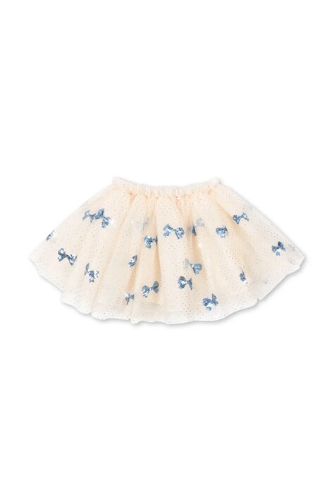 Konges Sløjd fusta fete YVONNE SKIRT culoarea bej, mini, evazati, KS101759