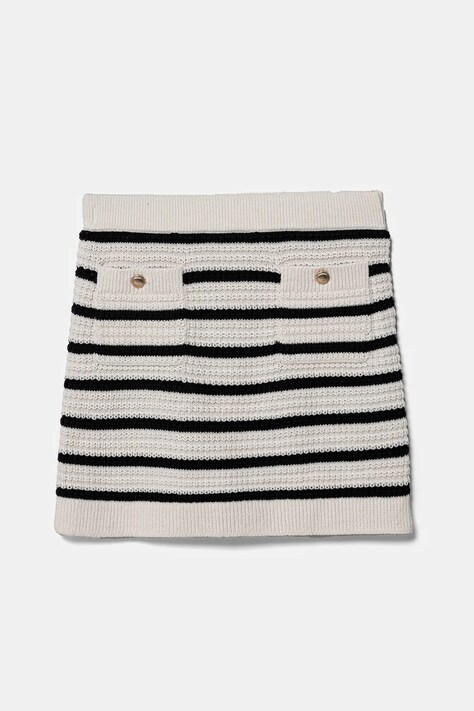 Abercrombie & Fitch fusta fete culoarea albastru marin, mini, evazati, KI243-4055