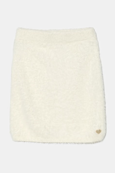 Dječja suknja Guess boja: bež, mini, ravna, J4BD15 Z3BH0