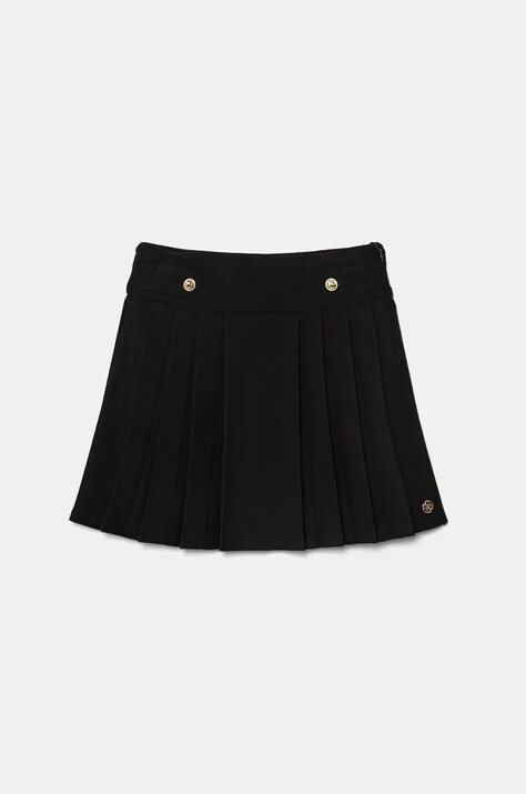 Dječja suknja Guess boja: crna, mini, širi se prema dolje, J4BD10 KAUH0