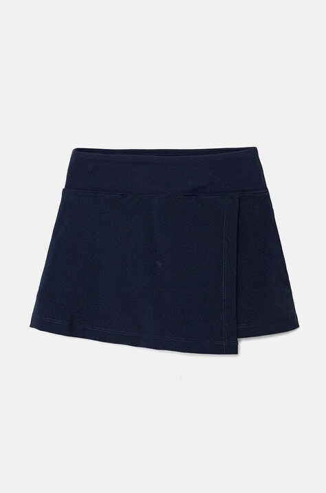 Abercrombie & Fitch fusta fete culoarea albastru marin, mini, evazati, KI243-4057