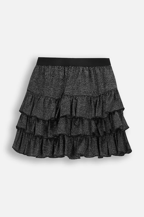 Dětská sukně Coccodrillo černá barva, mini, áčková, ELEGANT PARTY GIRL