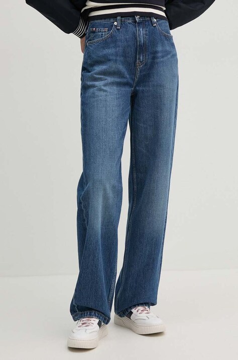 Džíny Tommy Hilfiger dámské, high waist, WW0WW42191
