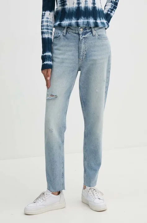 Calvin Klein Jeans jeansi femei high waist, J20J223653