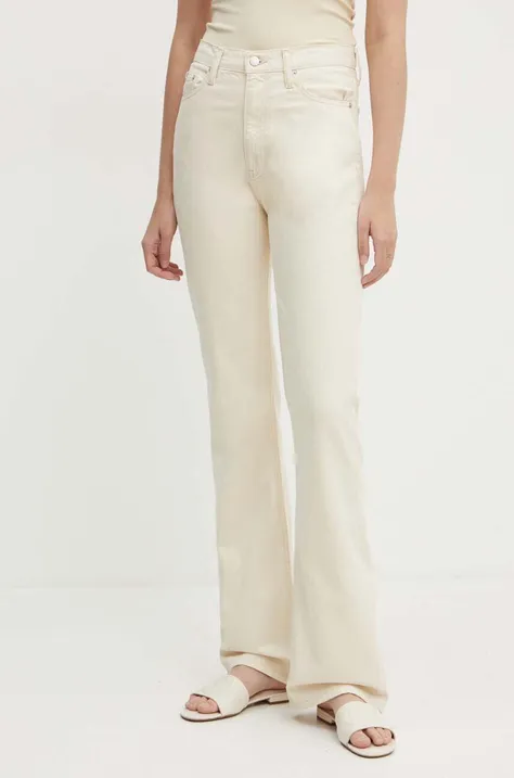 Дънки Calvin Klein Jeans с висока талия J20J223973