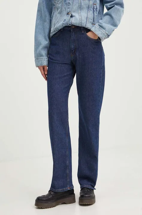 Hugo Blue jeansy damskie high waist 50520594