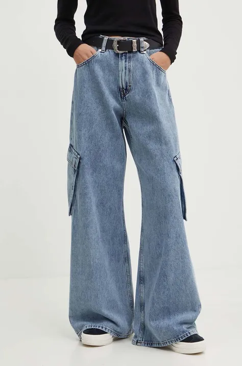 HUGO jeansy damskie high waist 50519907