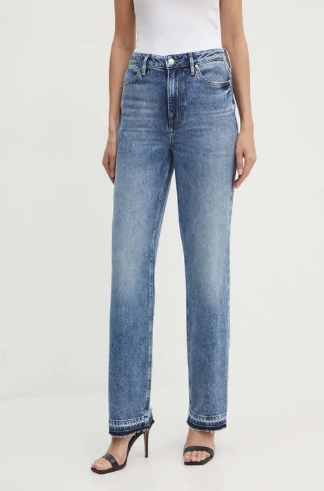 Guess jeansy Hollywood damskie medium waist W4YA73 D4WBF
