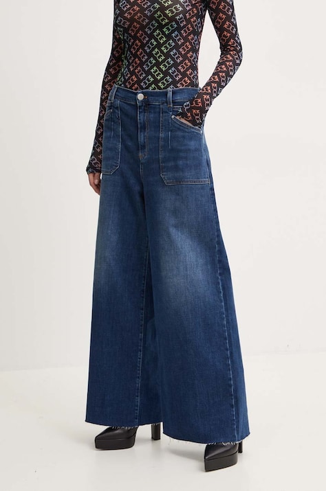 Pinko jeansy damskie kolor granatowy 103924 A20M