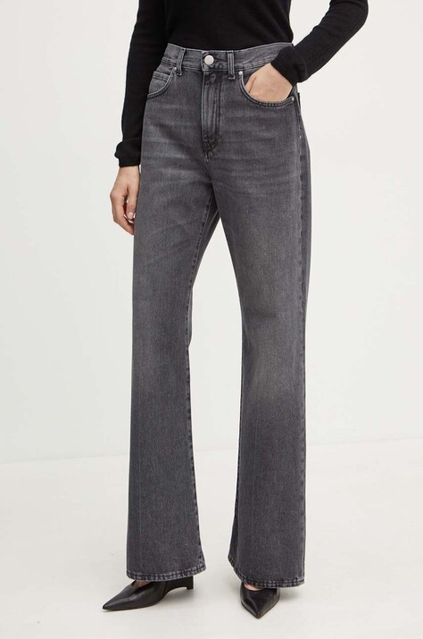 Pinko jeansi femei, culoarea verde, 101733 A24X