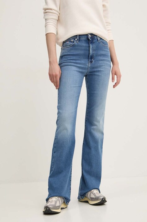 Tommy Jeans jeansi femei high waist, DW0DW19279