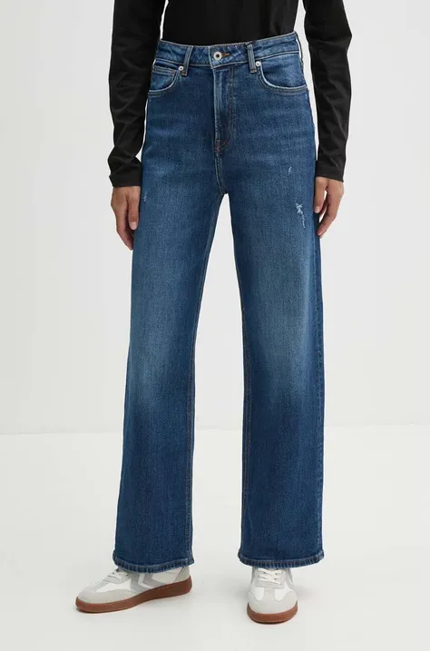 Pepe Jeans jeansy STRAIGHT JEANS UHW damskie high waist PL204731HV4