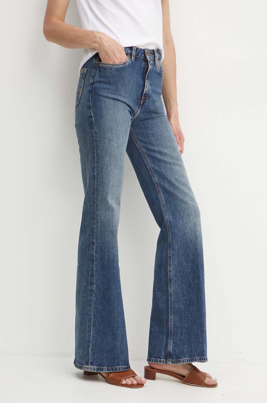 Jeans Skinny Donna Jeans GUESS Da Donna Vita Bassa Elasticizzati Pantaloni Denim A Zampa W29 42 44 Jeans Vita Bassa Donna - Foto 8