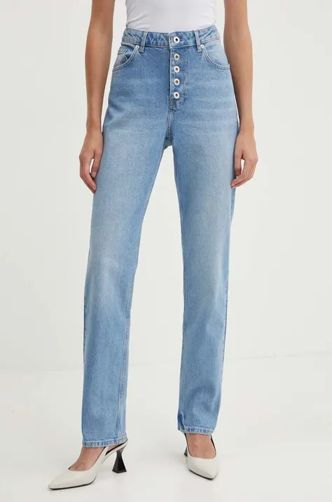Džíny Karl Lagerfeld Jeans dámské, high waist, 245J1106