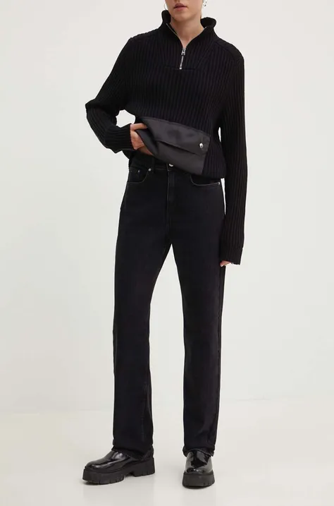 Джинсы Karl Lagerfeld Jeans женские высокая посадка 245J1116