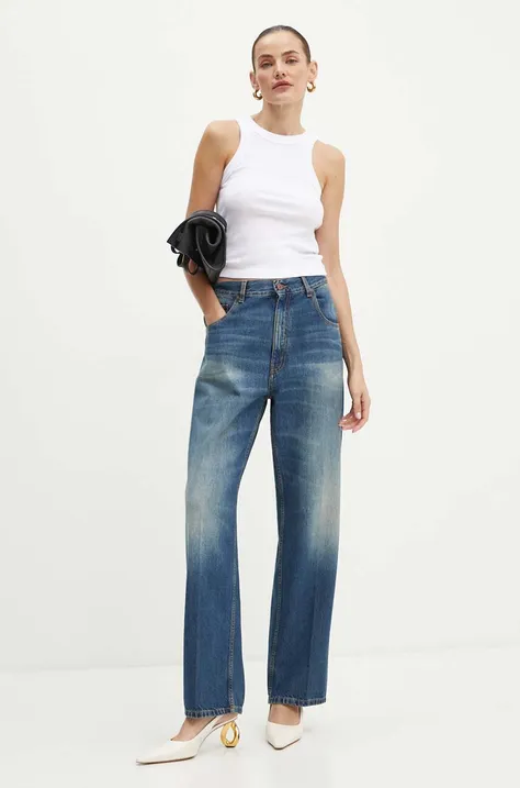Victoria Beckham jeansy damskie high waist 1324DJE005557A