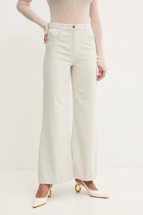 Patrizia Pepe jeansi femei, culoarea bej, 2P1640 D024