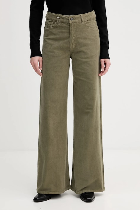 Παντελόνι United Colors of Benetton χρώμα: μαύρο, 41ULDE029