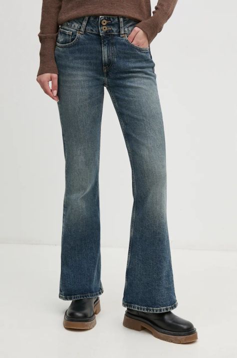 Дънки Pepe Jeans FLARE JEANS MW с висока талия PL204877HW6