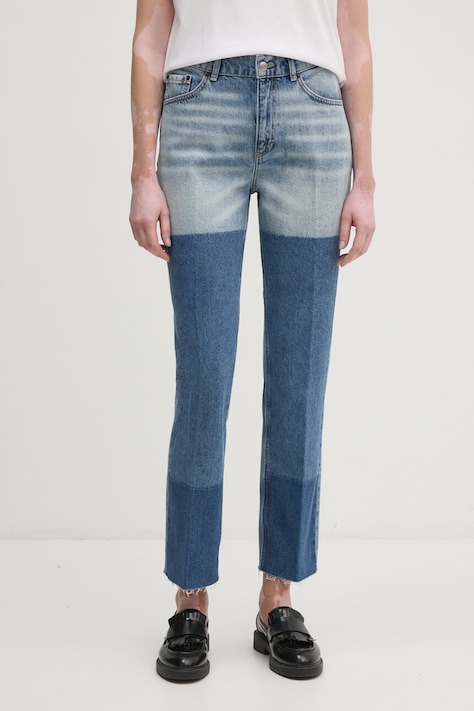 Sisley jeansi femei high waist, 43WTLE03M