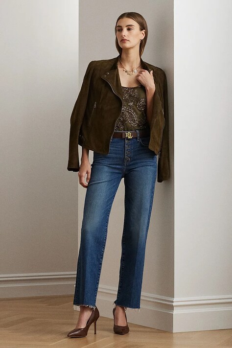 Lauren Ralph Lauren jeans femei high waist, 200951096