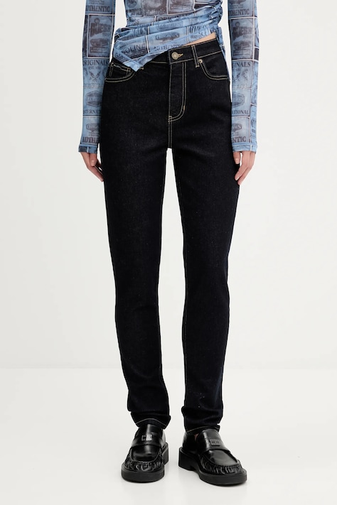 Guess Jeans blugi culoarea bleumarin, W4BA92 D5CB4