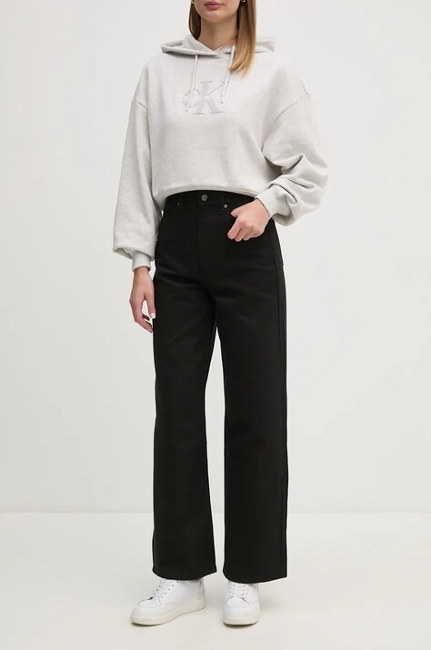 Calvin Klein jeansi femei, culoarea negru, K20K207609