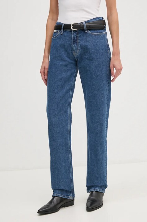 Calvin Klein Jeans jeansi femei high waist, J20J224001