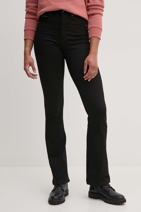 Дънки Calvin Klein Jeans с висока талия J20J224919