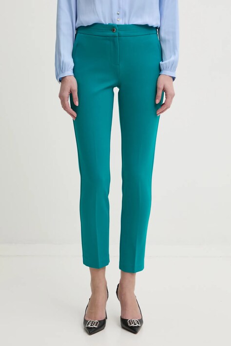 Morgan jeansi PELO femei, culoarea turcoaz, PELO