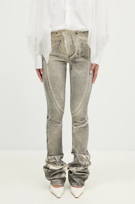 Ottolinger jeans Raw-Edge Drape Denim Pants women's 1170804921