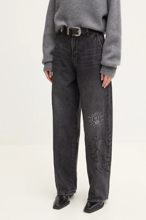 Rifle Miss Sixty x Keith Haring 6L3JJ2280000 dámske, vysoký pás, 6L3JJ2280000